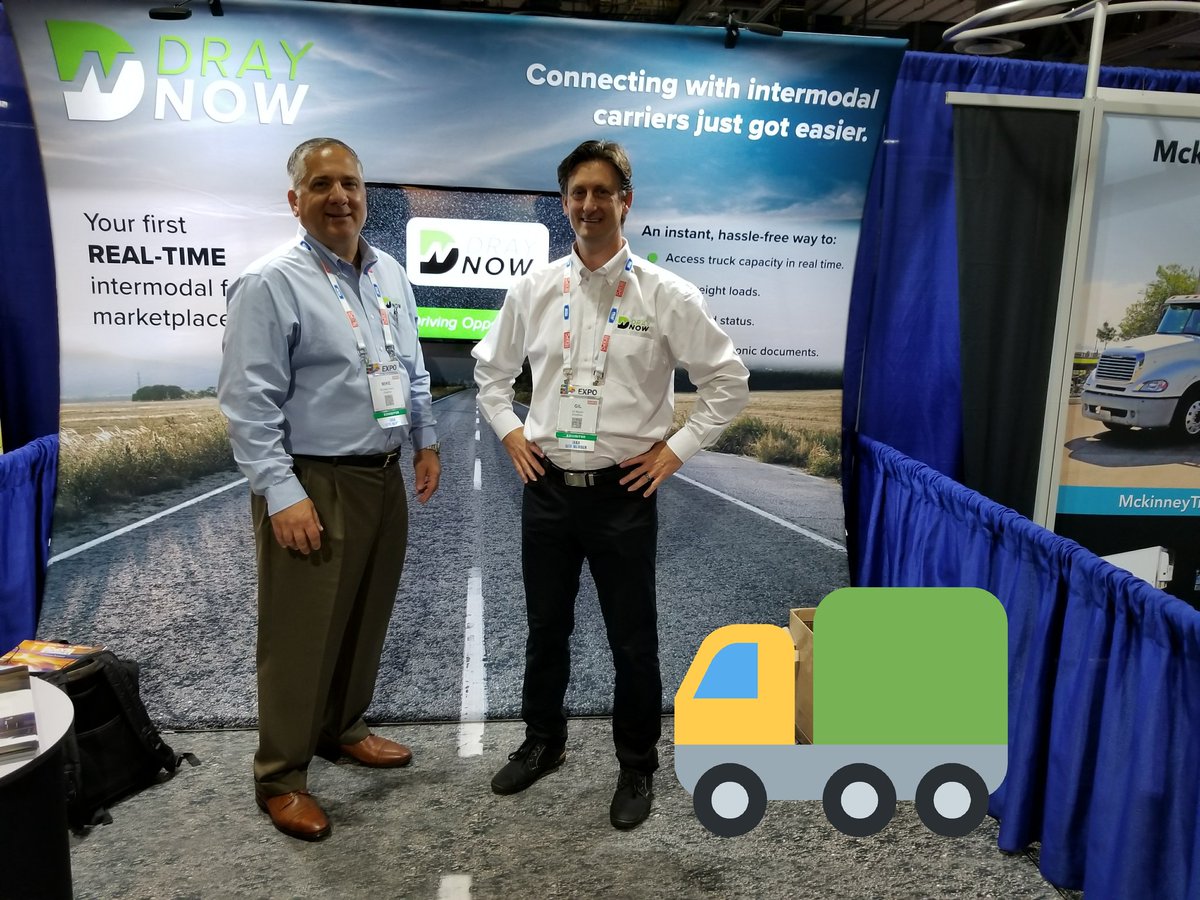 Great to see <a href="/DrayNow/">DrayNow</a> team at #ianaexpo conference #intermodal <a href="/genacast/">Genacast Ventures</a>