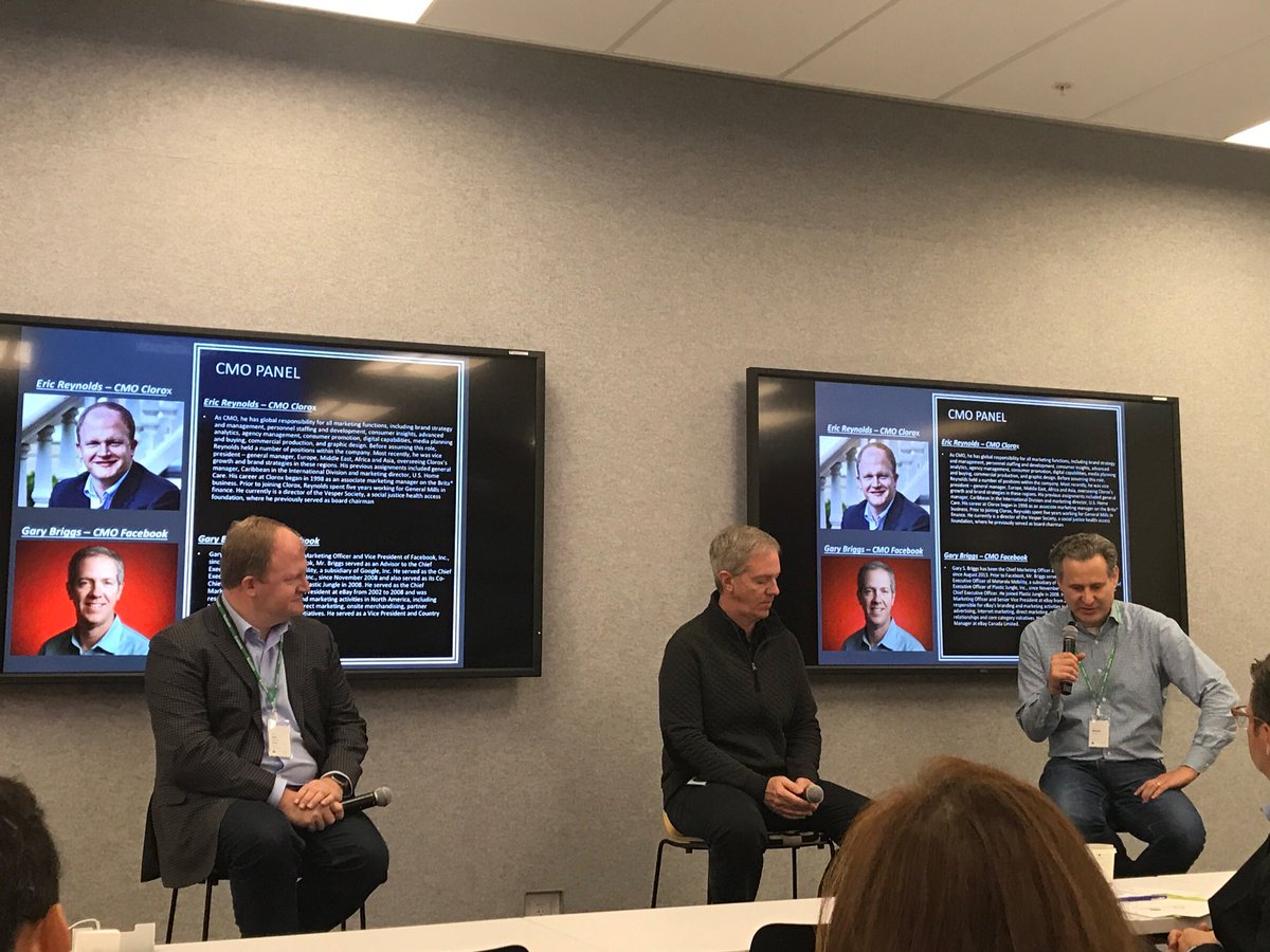 NydiaJanet's tweet photo. Thanks to Eric Reynolds (@EricCLX) @Clorox CMO, + Gary Briggs, @facebook CMO for sharing their perspective on diverse marketing #diversity https://t.co/S6v7HB4g7f