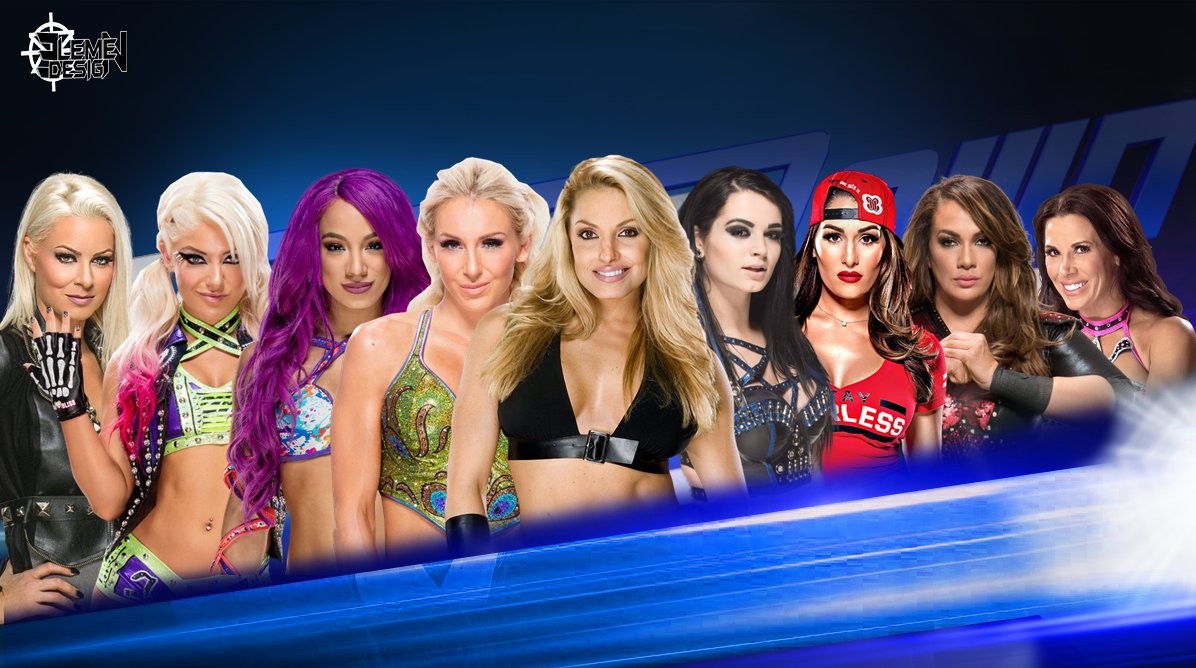 WWESARO's tweet photo. Raw and SDL women roster of my universe mode #WWE2K18 
Don't forget to tell me ur favorite brand (so far).
It's going to be an awesome year. https://t.co/aLcGZMA8c9