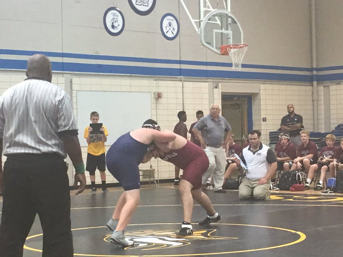 jenbrethour's tweet image. Wrestling meet @WRidgeMS vs @IHKnights . Our wrestlers are hanging tough and giving Champion effort! #WMSChamps
