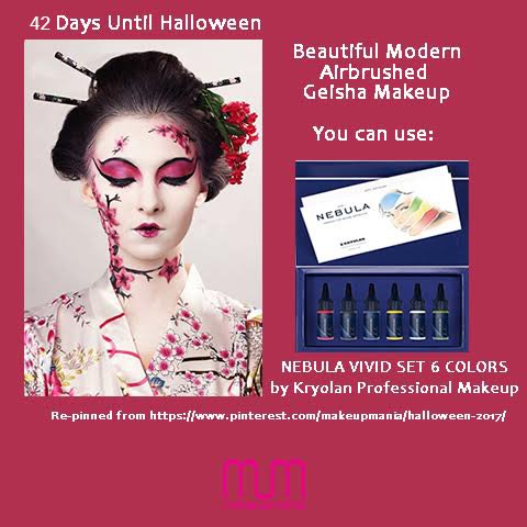 How about a little Geisha Flare this Halloween? 42 days away!