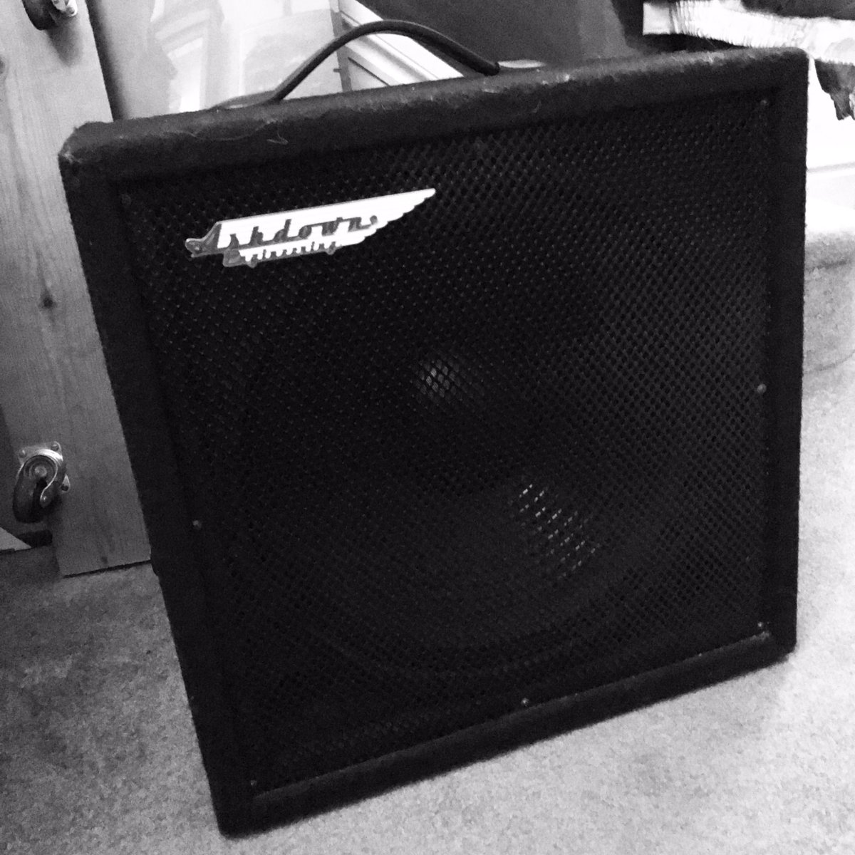 R.I.P - My bass amp was pronounced dead today. Less than a week till studio time. New one on the way. Keep your oranges peeled.