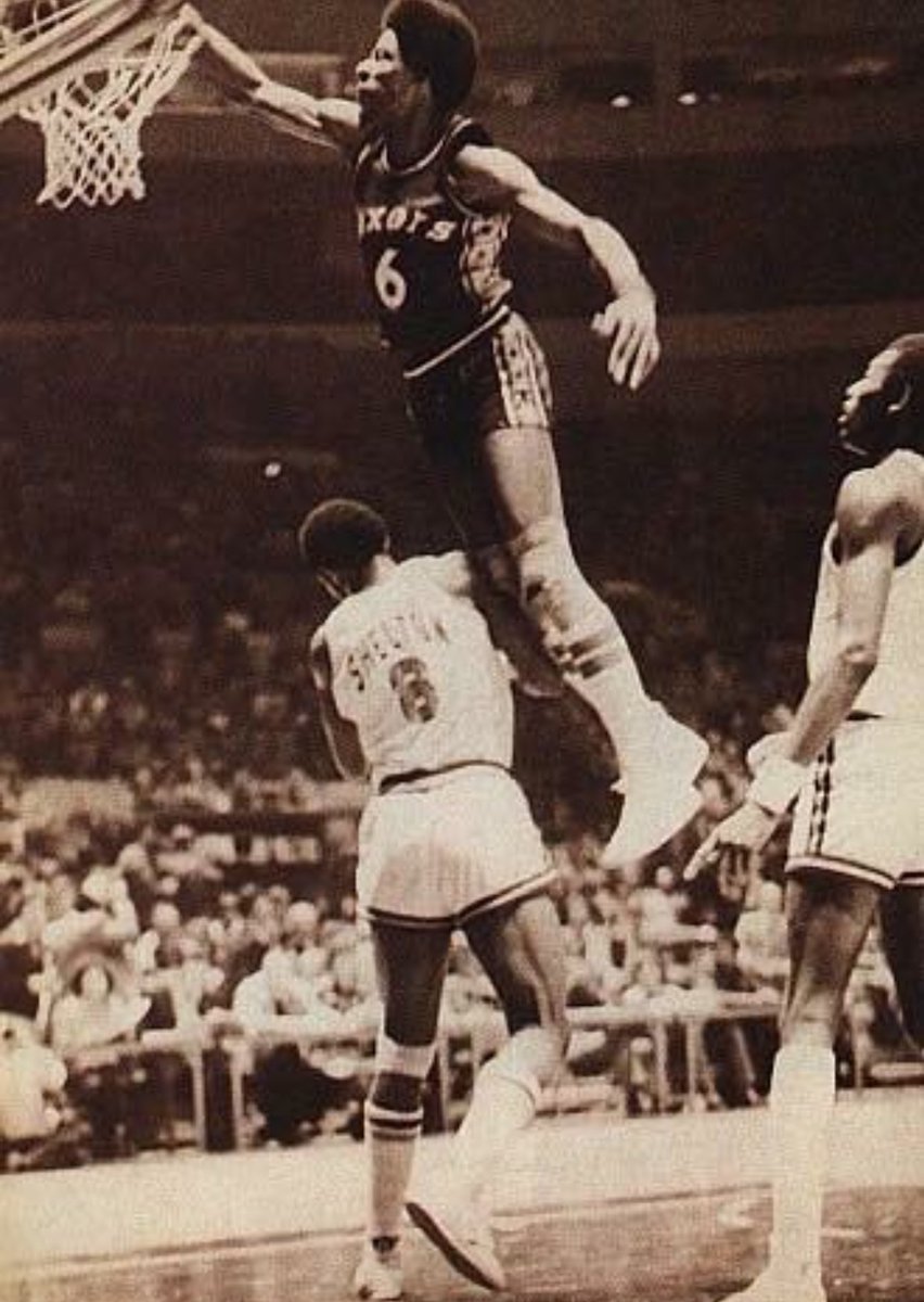 Super 70s Sports on Twitter: "You didn't mind Dr. J dunking on you ...