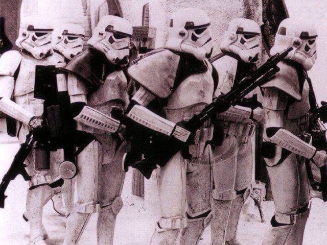 BobaFettANHSE's tweet image. The original stormtrooper uniform is still and always will be my favorite.

Was the only disappointment for me in #TheForceAwakens