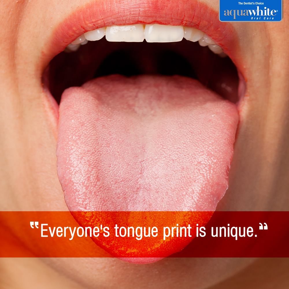 on Twitter: "Like Finger single person has unique tongue print! #aquawhite #tongueprint #unique #GermSeAzaadi #killthegerms #oralcare / Twitter