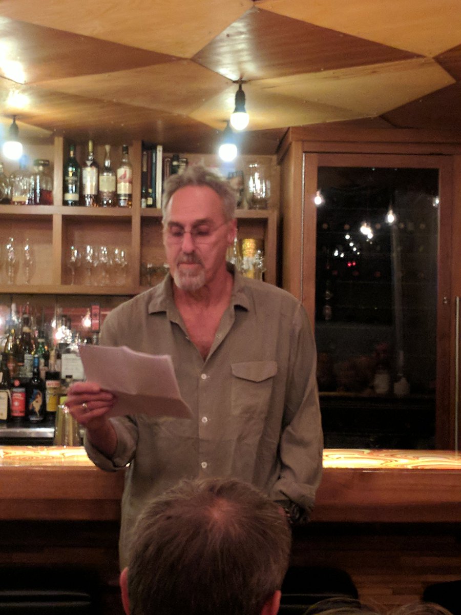 RySpong's tweet photo. Thanks @WoodyTasch for the reading from your new book #soil2017 for @knivesforkscoop https://t.co/CrwO5ieJN1