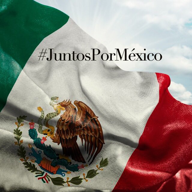 #JuntosporMéxico El Espíritu de Dios llene el corazón de un país que llora por sus hermanos. ¡Que tu fe no falte, querido México!