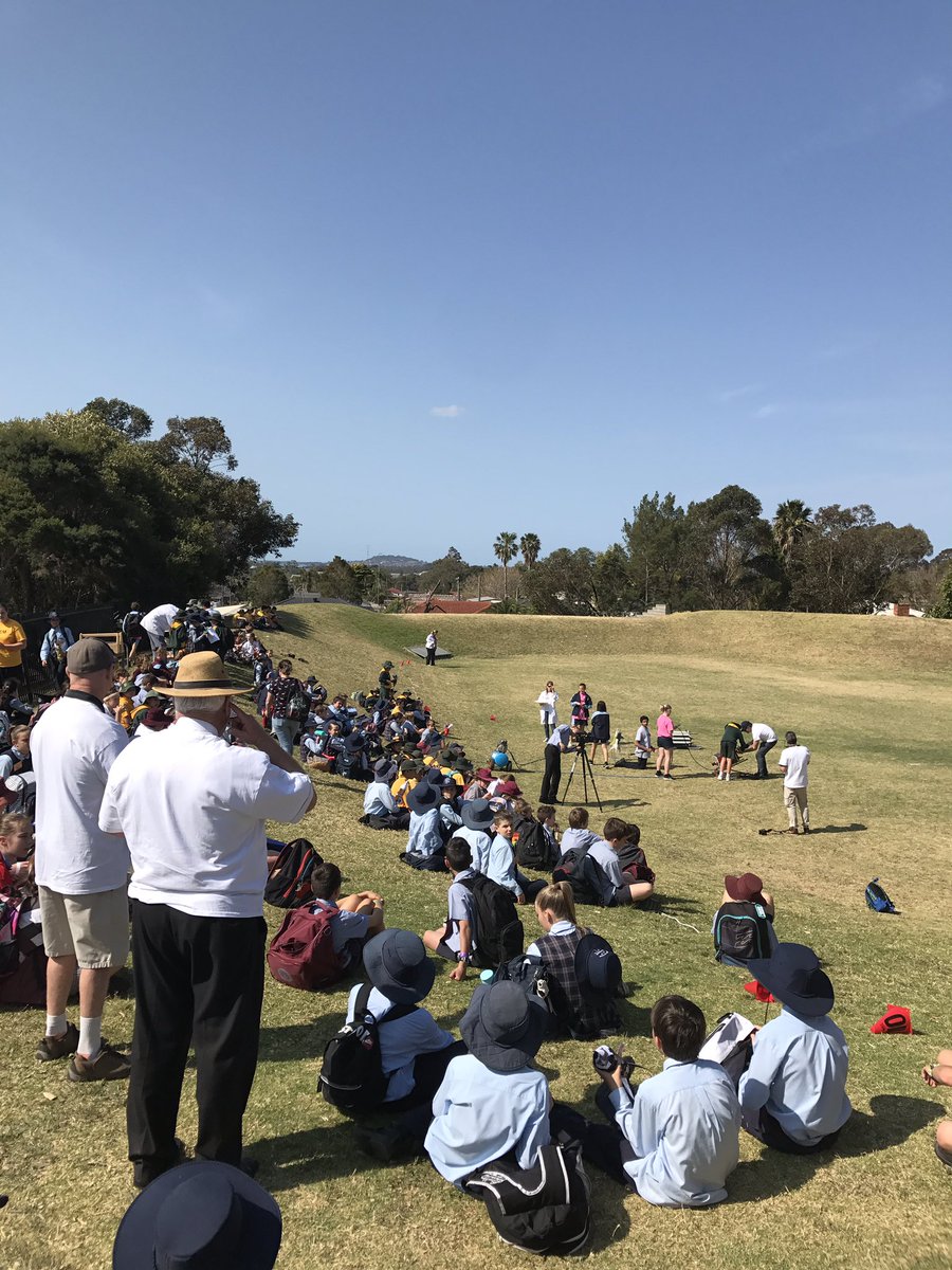 ChristinaFrase2's tweet photo. STEM Day at St Joseph's launching rockets https://t.co/j4v0mp2BJN