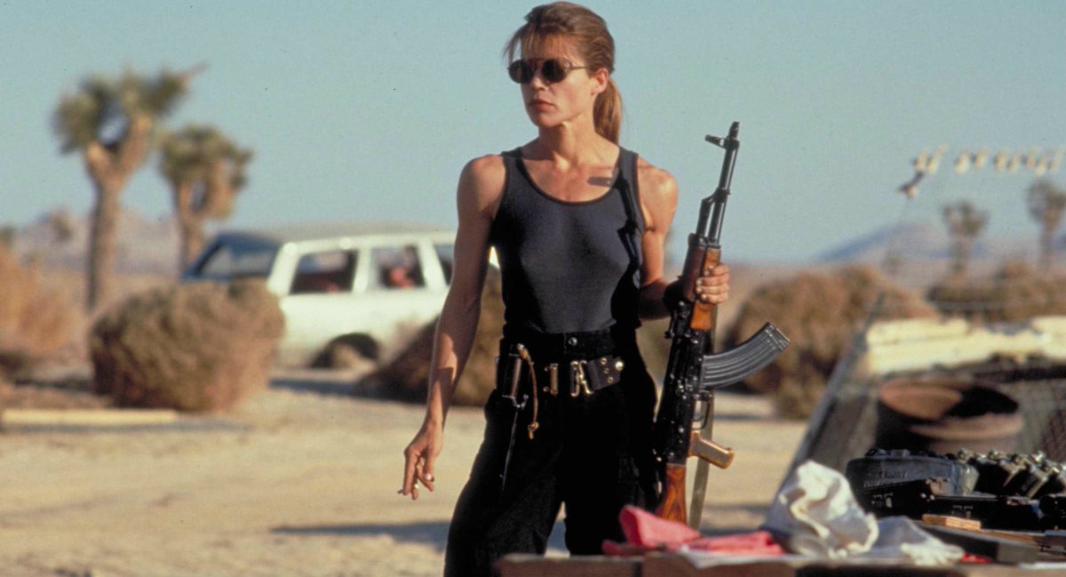 empiremagazine's tweet photo. James Cameron says Linda Hamilton will return to the Terminator franchise: https://t.co/bwj1aO1TpG https://t.co/YLB3079ZzS