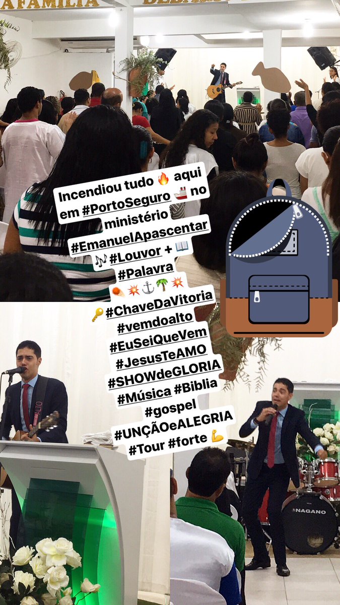 PrEricCarvalho's tweet photo. Incendiou tudo 🔥 aqui em #PortoSeguro 🚢 no ministério #EmanuelApascentar 
🎶#Louvor + 📖#Palavra 
☄️💥⚓️🌴💥
🔑#ChaveDaVitoria 
#vemdoalto https://t.co/dwI6W8F1NR