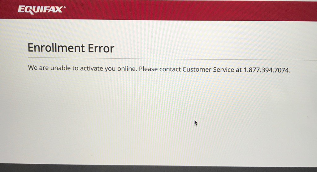 PerryGreenwich's tweet photo. Gotta to be kidding @Equifax compromise my info, then your system fails, and your CS rep tells me to call TrustedID https://t.co/zjHP0Nb6lB