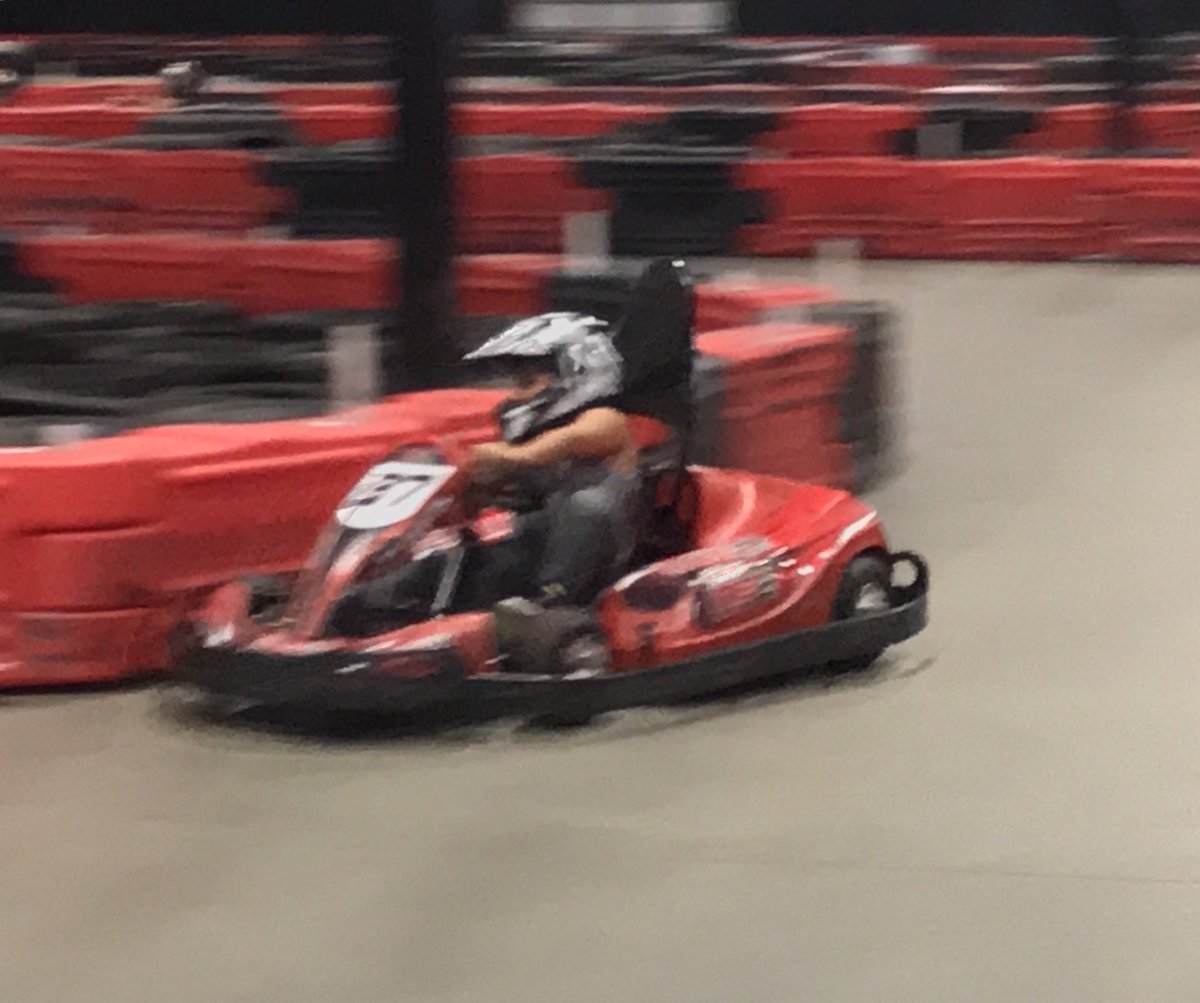 LM45Spotter's tweet image. My son tearing it up on the go-kart track.  #LifeAwayFromTheTrack #FamilyTherapy