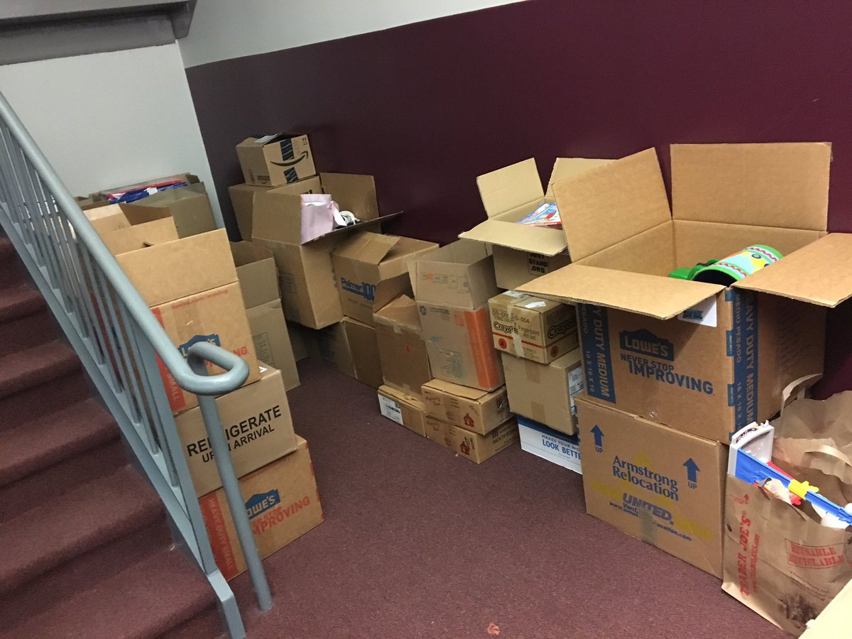 Thank You to everyone who came and helped us box up all the donations for STMM in TX. Y'all r rock stars can't believe we got it all done!