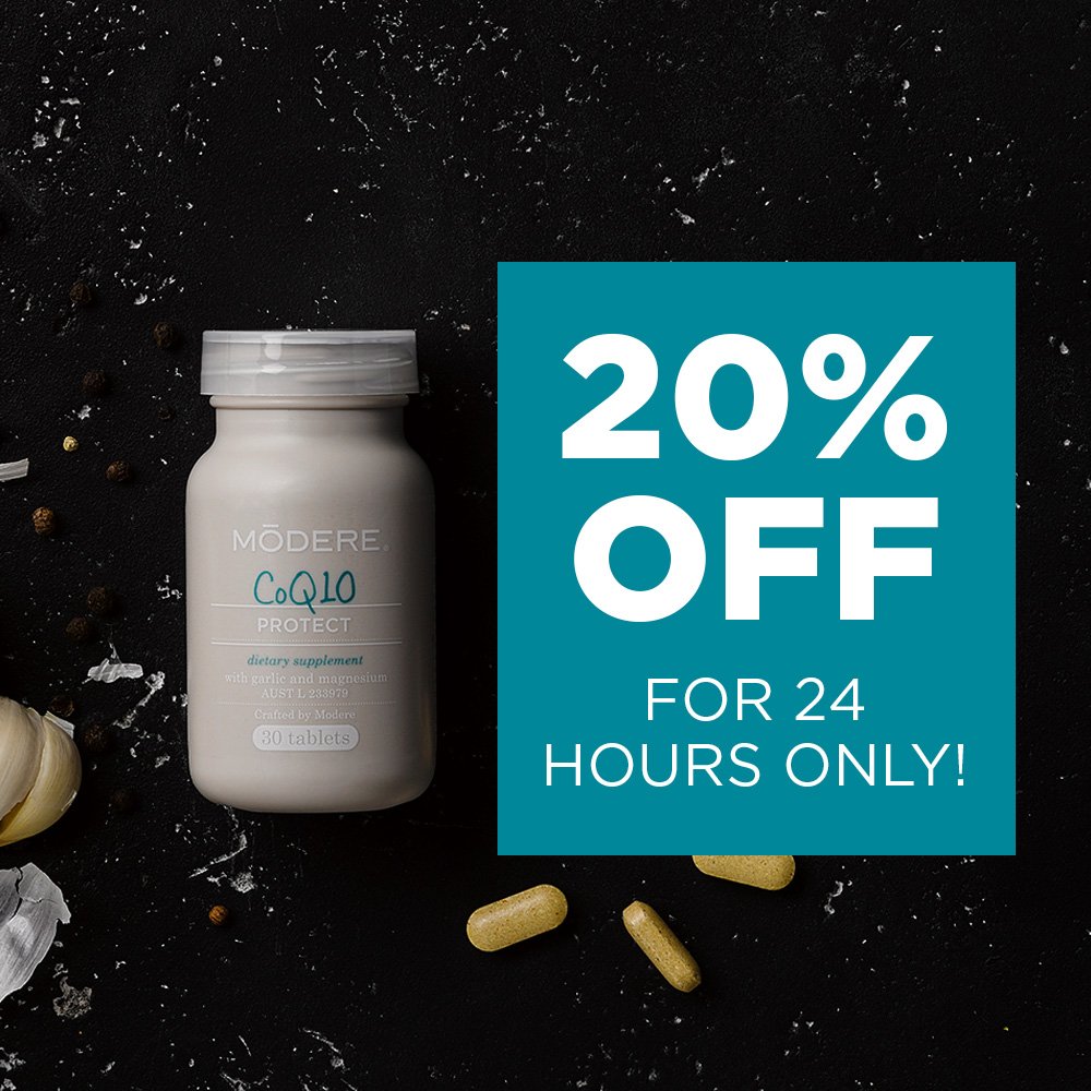 shiftretail_AU's tweet photo. 24 HOUR OFFER: Get 20% off our CoQ10 til 9am ACST Thur 21 Sept: https://t.co/jTb3I6ONvo https://t.co/q2ytbCcz0k