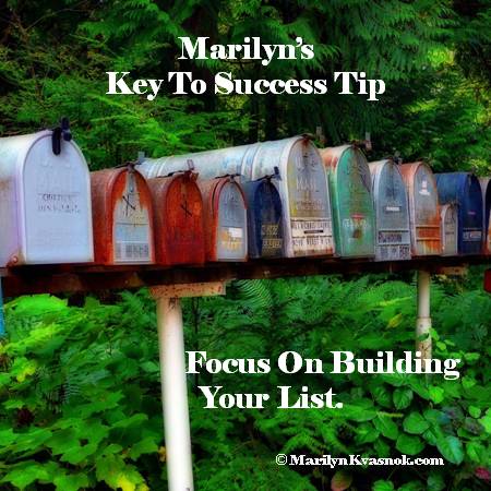 MarilynKvasnok's tweet photo. Focus On Building Your List. Top 3 tips. 
https://t.co/1PqziATJEE 
#MarketingTips #KeyToSuccessTips https://t.co/ykGwEgywam