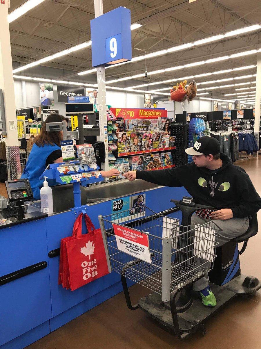 Why walk when you can drive! Thank you Walmart for providing this option!#walmartrocks#greatidea#eleonorchua