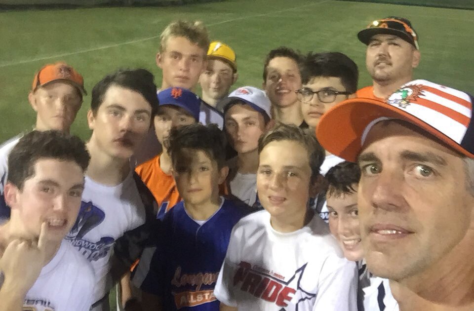 FLHSbaseball's tweet photo. 14U Florida League walks it off with their 1st win if the season! https://t.co/06dBhWUpEs