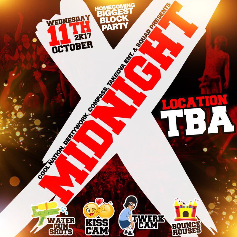Ariiee__'s tweet photo. Location coming soon ๐ but I hope yโall prepared for whatโs bout to go down ๐๐ฝ #asu21 #CoolNation #MidnightBlockParty https://t.co/anHrKro23V