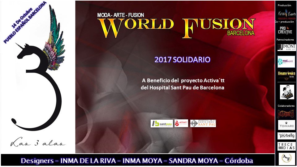 b_WorldFusion's tweet photo. Diseñadora : INMA DE LA RIVA https://t.co/D9DIhss2yL