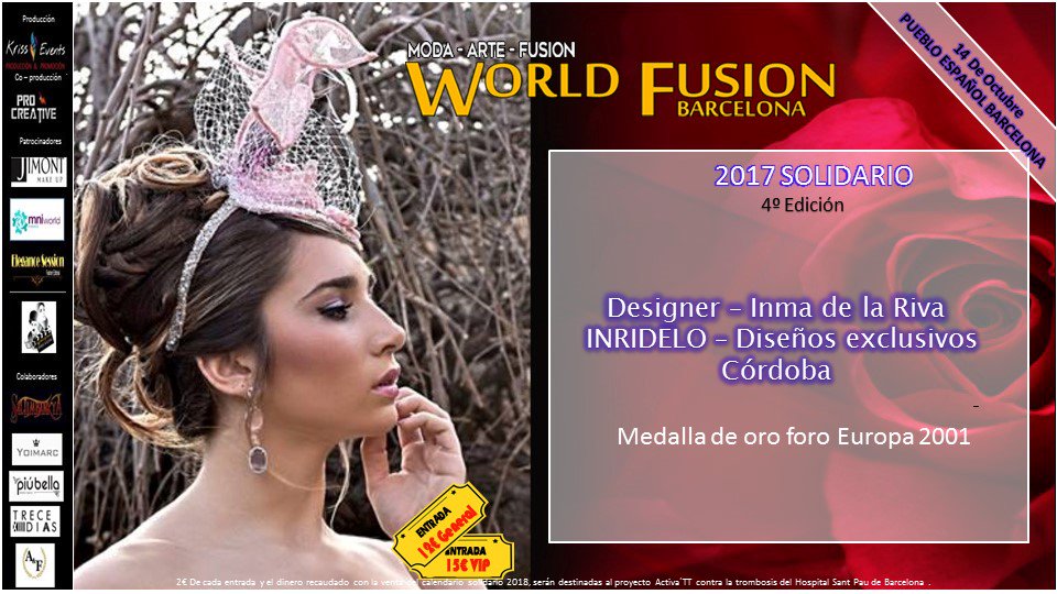 b_WorldFusion's tweet photo. Diseñadora : INMA DE LA RIVA https://t.co/D9DIhss2yL