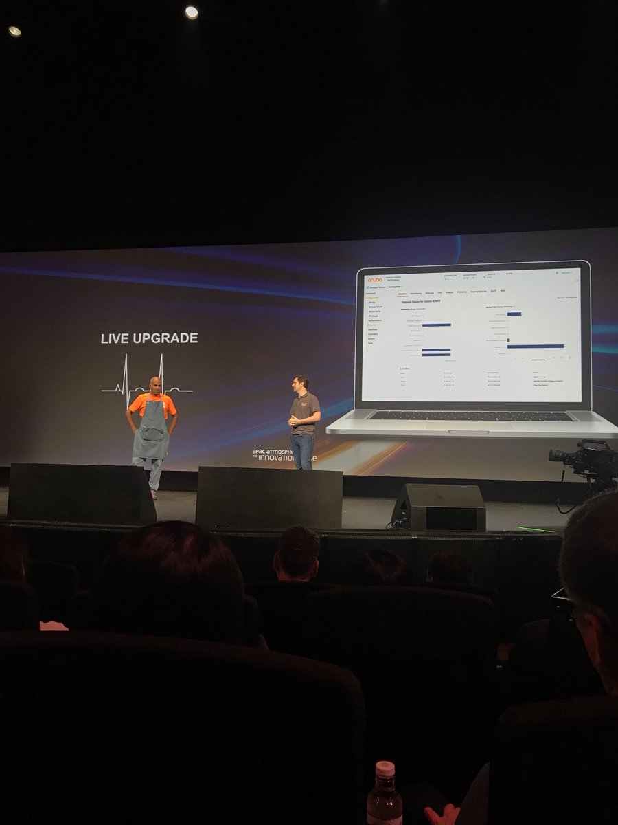 Event network getting upgraded as we speak.. with 2000 users and a keynote demo going on.. #atm17apac