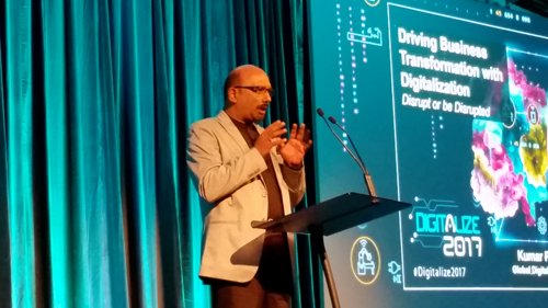 GHDspeaks's tweet photo. Summary of Global Digital Leader, @KumarParakala's keynote presentation at @Siemens #Digitalize2017 conference: https://t.co/YZ1RiOICDy https://t.co/6LHPvKyRaz