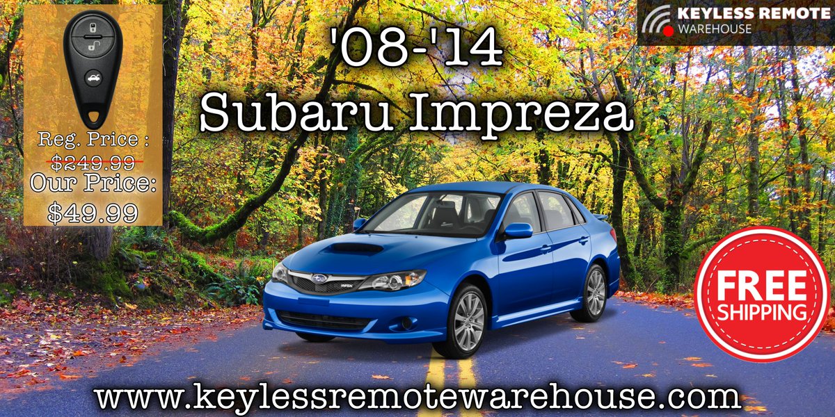 Nokeysrequired's tweet photo. Subaru Impreza remotes in-stock!
#SUBARU #impreza #subaruimpreza #subaruremote #keyfob #remote #keylessremote #keylessremoteentry #fob https://t.co/zAh8cLpjl6