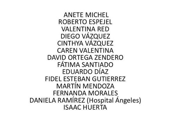 #IMPORTANTE Lista actualizada de niños rescatados en Colegio Rebsamen, en #Coapa. FAVOR DE DIFUNDIR. 
#Terremoto #CDMX #Sismo  <a href="/karinalavoz/">KARINA</a>