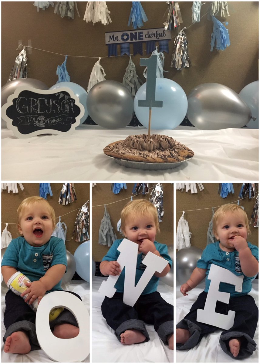 Lil_Taylor14's tweet photo. Happy first birthday to the love of my life! I've loved watching you grow this year I'm sad but excited to see where life takes you! ❤️🎉 https://t.co/JZBX5HubKO