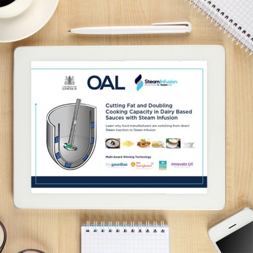 Cutting fat and doubling cooking capacity in dairy based sauces with Steam Infusion <a href="/OALgroup/">OAL</a> bit.ly/2yjjRAF RT