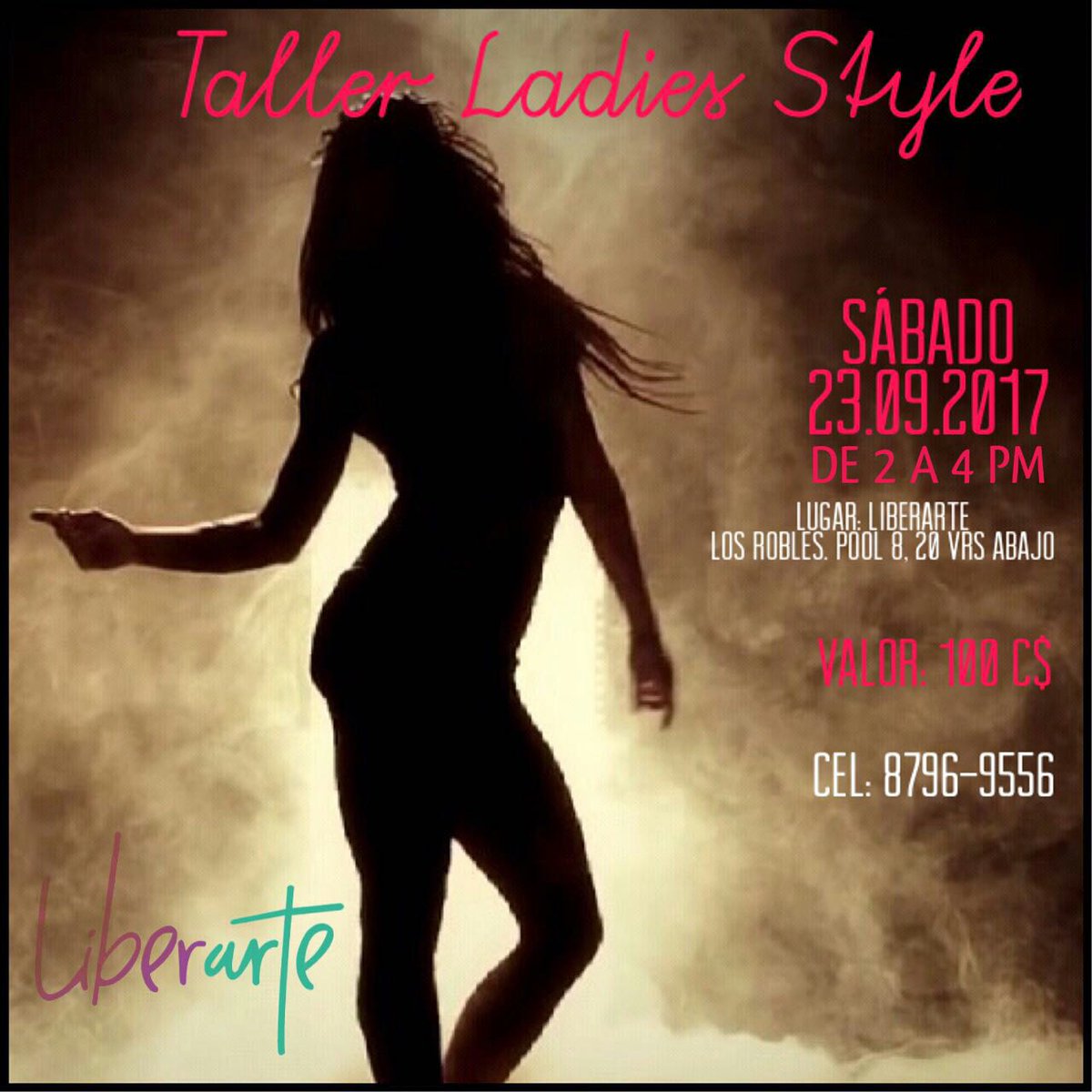 LiberarteN's tweet photo. Tarde de chicas en LiberArte!!!! Este sábado 23! Taller de Lady Style de 2:00 p.m. a 4:00 p.m. https://t.co/x5fwbdb14l