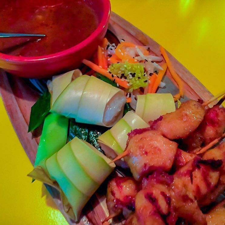 BFinLondon's tweet image. Kudos to @bananatreeuk and their #chickenskewers dish! All penny is worth to try their delicious secret #sataysauce - it's just so good! Yo…