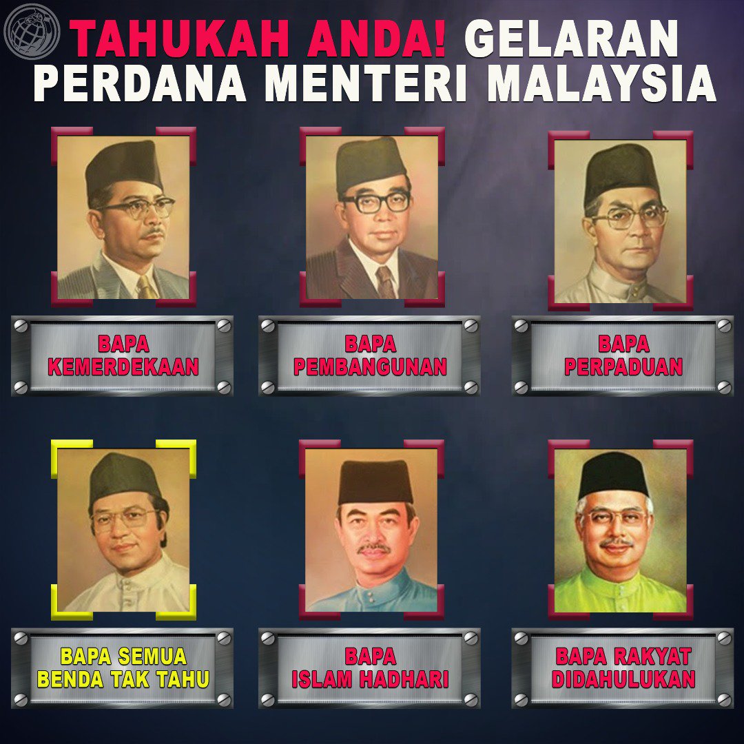 Perdana Menteri Malaysia Dan Gelaran / Fahami Keistimewaan Sebenar