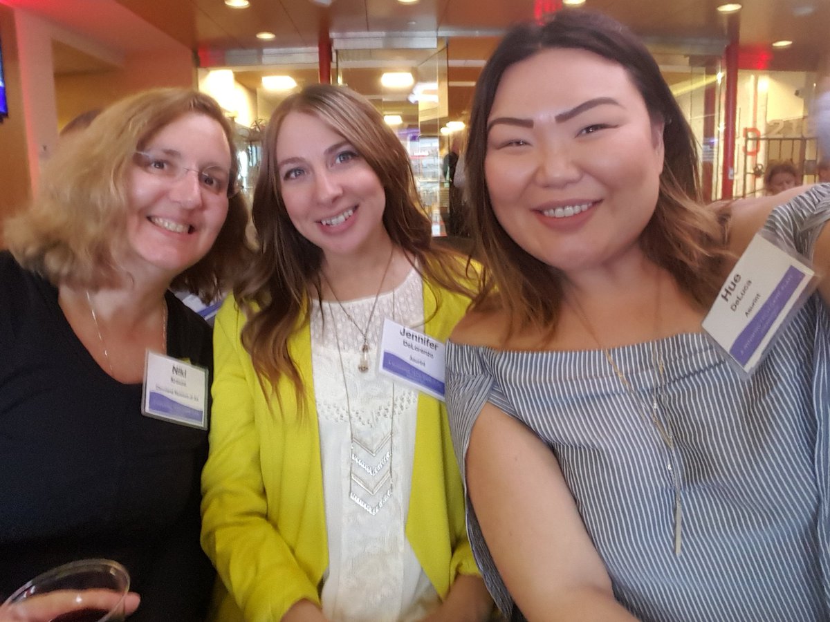 professionalhue's tweet photo. We at @VerifyEveryHire love #networking ! Jen and I connected with @NikiKrause2542 tonight at @Tech_Elevator #WinningTech event! https://t.co/6JnD9L4Eak