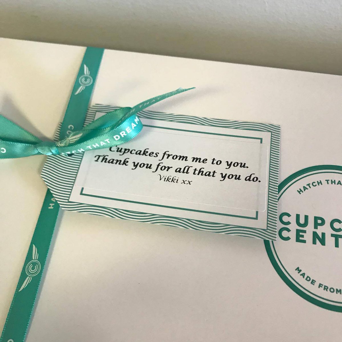 textpubYA's tweet photo. We have the best author's in the world. Thanks for making our tummies happy this morning @VikkiWakefield 😍🍰🍰🍰 #cupcakecoma https://t.co/ap4QXJL8l4