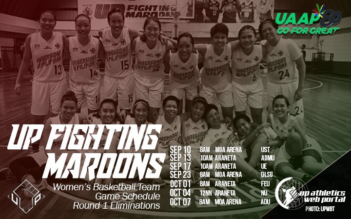 #UAAPSeason80 Support <a href="/upwbt_/">UPWBT</a> as they try to finish first round strong. #UPFIGHT