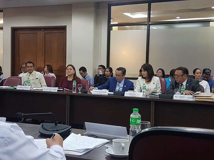 PTVph's tweet photo. ATM: Impeachment hearing kay COMELEC Chair Andres Bautista.
Mrs. Tish Bautista, present in the hearing. | via @maritamoaje https://t.co/WHv5wtHAZq