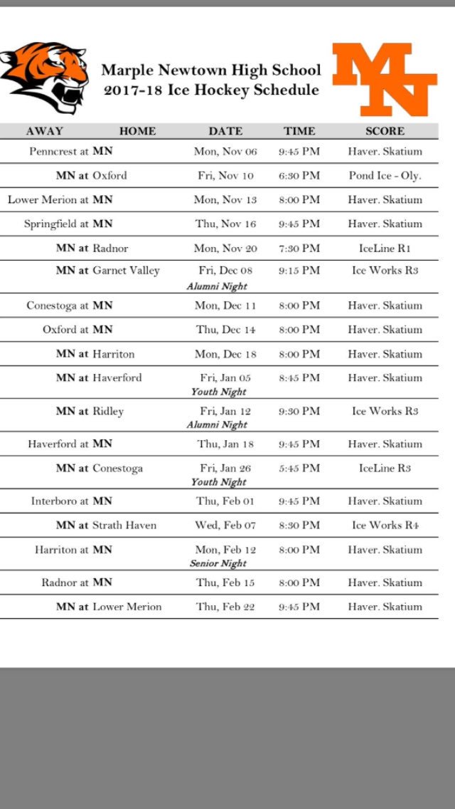 Marple Newtown Puck tweet media