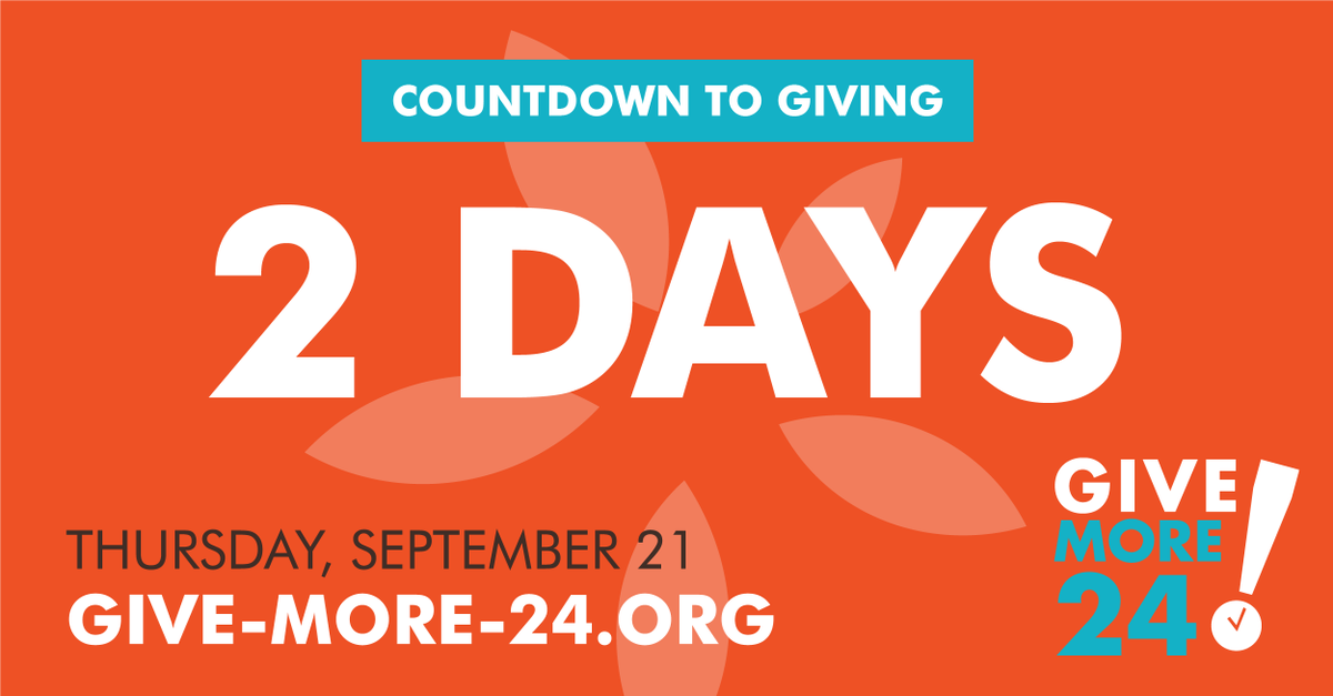 GiveMore24's tweet photo. Only 2 days until we let generosity run free throughout #swwash. Take part in making our home better. https://t.co/2SM6LuW1XX #givemore24 https://t.co/LNmEB19qIz