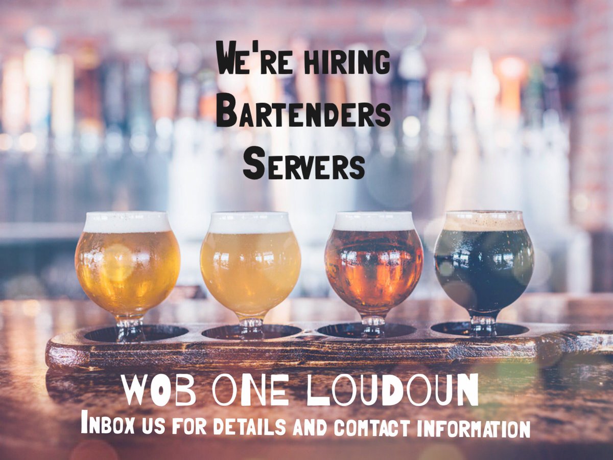 wob_oneloudoun's tweet photo. Help Wanted https://t.co/MpXPxLy90i