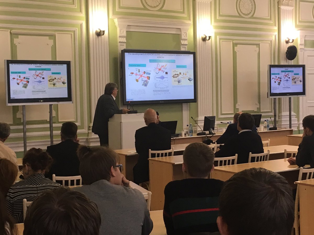 NTMDT's tweet photo. Prof. Bykov at the NANO&GIGA 2017 conference in Tomsk #Microscopy #afm #afmraman #afmir #ntmdt https://t.co/e7Ed8qaLPY