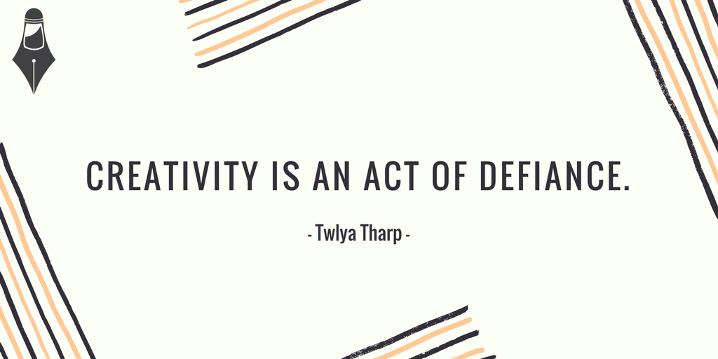 pepperscript's tweet photo. #WenesdayWisdom #QuoteoftheDay #TwlyaTharp #creativity #PepperScript https://t.co/ZYctCx6vL5