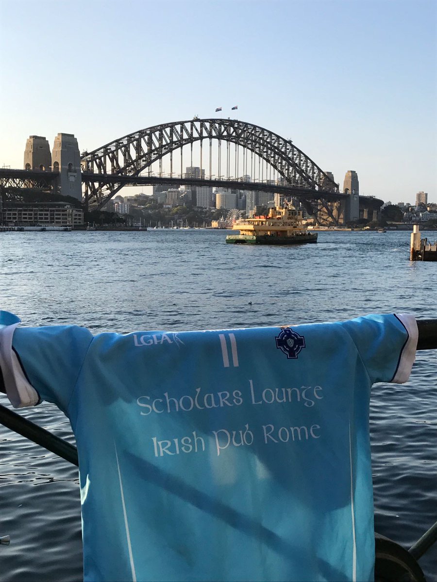 Our Ladies captain, <a href="/harringh/">Helen Harrington</a> , showing her Lazio #GAA #shirt with #pride in #Sydney, #Australia.
#LazioGAA #GAA #gaelicfootball #SSLazio