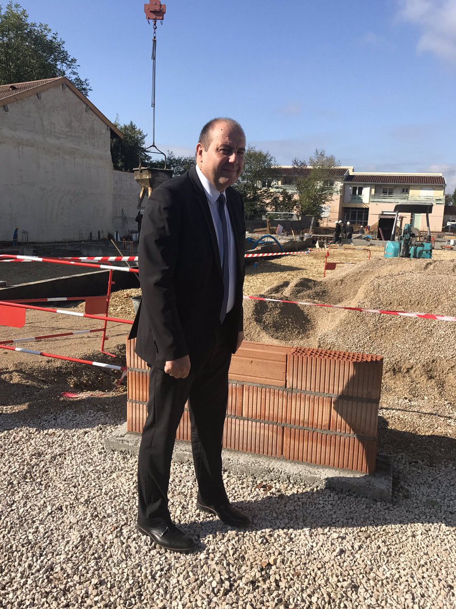 #attignat#commerces#Ain Agora centre village pose de la première pierre