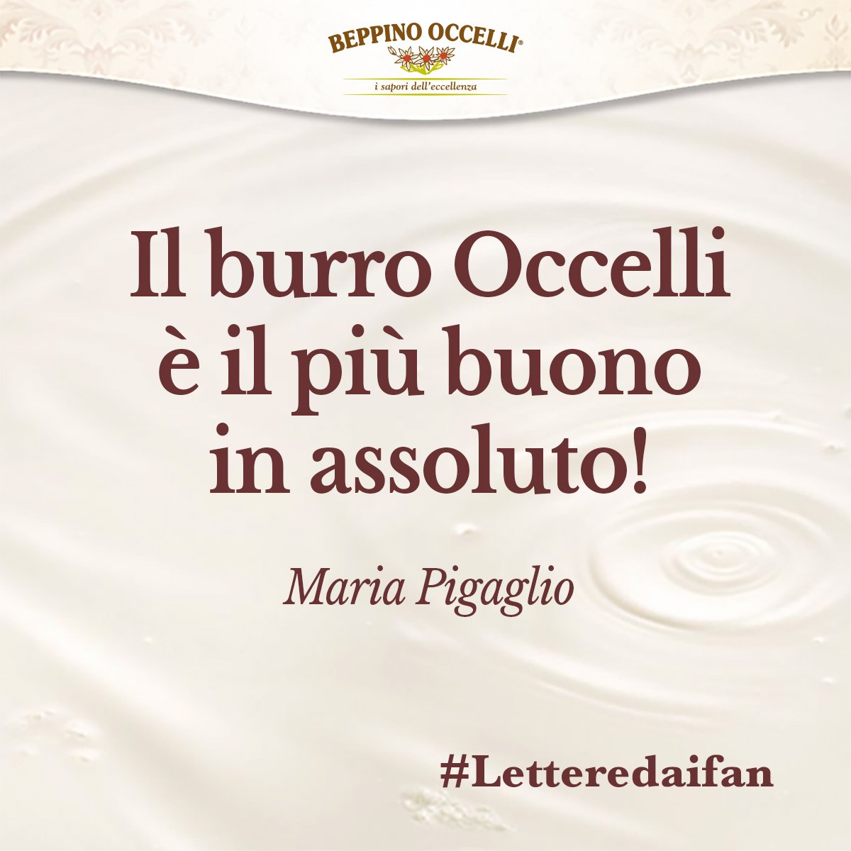 #letteredaifan #fan #grazie #thanks #beppinooccelli #burrooccelli #burro #Food #Foodie #gourmet