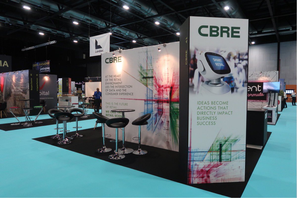 CBRE_UK's tweet photo. We're ready for #Revo2017 come and see us on stand 41! @RevoLatest https://t.co/ylfjE6bV8L