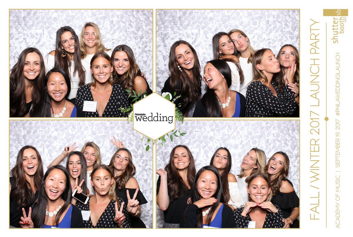 shutterboothphl's tweet photo. So much fun celebrating another great launch with @PhilaWedding 👰💐💍! #philaweddinglaunch #philadelphiaphotobooth @PhillyMagEvents https://t.co/bAVU04Qah1