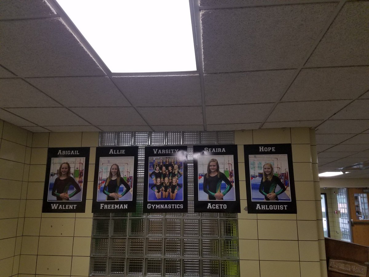 MrsMacko's tweet photo. And there they are, our #RothJHS Varsity Gymnasts!  #proudofyou https://t.co/miB0Zwnh0E