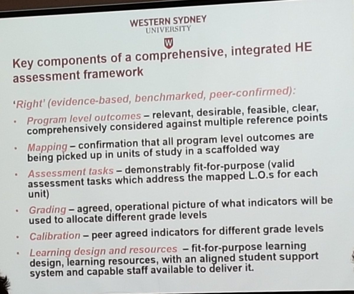 leishliz's tweet photo. #HESAssessment #flipcurric

Geoff Scott: Key components of a comprehensive, integrated HE assessment framework. https://t.co/TNZA1lvj9D