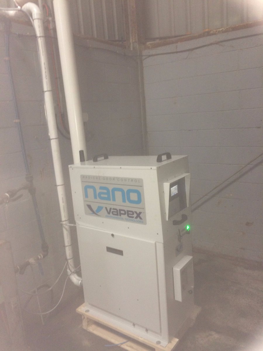 ETS_PTY_LTD's tweet photo. VAPEX Hydroxyl Fog Trial now underway in Aust. Treating odour with the hydroxyl radical changes our thinking about odour. @VapexEnviroTech https://t.co/KPc4FrGbJj